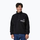 Pánská fleecová mikina Patagonia Synch Snap-T P/O black w/forge grey