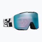 Lyžařské brýle Oakley Line Miner Pro L black white duality/prizm sapphire/prizm torch