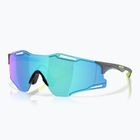 Sluneční brýle Oakley Cybr Zero matte carbon/prizm sapphire with uranium ink