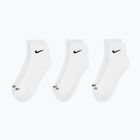 Ponožky Nike Everyday Plus Cushioned Ankle 3 páry white/black