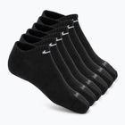 Pánské ponožky Nike Everyday Plus Cushioned No Show 6 párů black/white