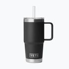 Termohrnek YETI Rambler Straw 739 ml black