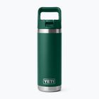 Termo láhev YETI Rambler C Straw 532 ml black forest green