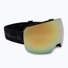 Lyžařské brýle Red Bull SPECT Chute black/brown with gold mirror/cloudy snow