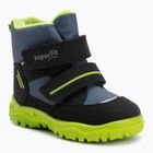 Dětské boty Superfit Husky 1 black/light green