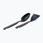 Turistická sada Gsi Outdoors Pack Spoon/Spatula black/orange