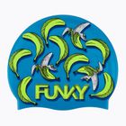 Silikonová plavecká čepice Funky modrá FYG017N7154100