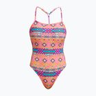 Funkita Twisted One Piece dámské plavky ďábel v detailu