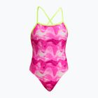 Funkita Tie Me Tight One Piece dámské plavky růžové čepice