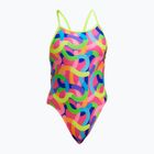 Dětské jednodílné plavky Funkita Single Strap One Piece curly wurly