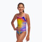 Dětské jednodílné plavky Funkita Single Strap One Piece darkinjung sunset