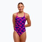 Dámské jednodílné plavky Funkita Diamond Secure One Piece pinky palms