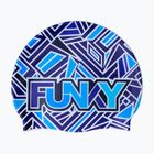 Plavecká čepice Funky Silicone blue bits