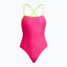 Dámské jednodílné plavky Funkita Strapped In One Piece pink proton
