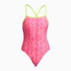 Dámské jednodílné plavky Funkita Tie Me Tight One Piece sweet stack