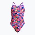 Dětské jednodílné plavky Funkita Single Strap One Piece sweet surfers