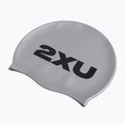Plavecká čepice 2XU Silicone silver/silver