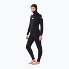 Dámský neopren Rip Curl Dawn Patrol 5/4mm se zipem na hrudi a s kapucí black