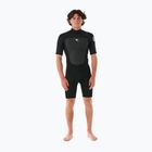 Pánské plavky Rip Curl Omega 2mm Back Zip Springsuit Pěnové plavky Black