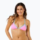 Horní díl plavek Rip Curl Surf Puff Sliding Tri light pink