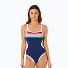 Dámské jednodílné plavky Rip Curl Surf Stripe Cheeky dark navy