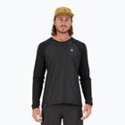 Pánský cyklistický dres longsleeve Mons Royale Tarn Merino Shift Wind Jersey black