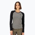 Dámská termoakční mikina Mons Royale Icon Raglan mr stripe/black