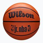 Dětský basketbalový míč   Wilson NBA JR Drv Fam Logo brown velikost 4