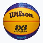 Dětský basketbalový míč   Wilson Fiba 3X3 Mini Paris 2004 blue/yellow velikost 3