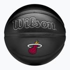 Basketbalový míč Wilson NBA Team Premiere Miami Heat black velikost  7