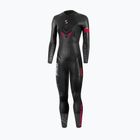 Dámská triatlonová neoprenová kombinéza Synergy Adrenaline Full Sleeve 5 mm black/red