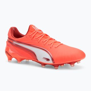 Pánské kopačky PUMA King Ultimate FG/AG glowing red/puma white/red fire
