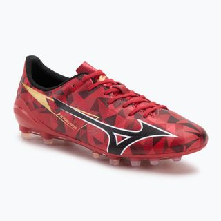 Pánské kopačky Mizuno Alpha II Select AG morelia 40th red/black/gold