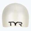 Dětská plavecká čepice TYR Wrinkle-Free Silicone white