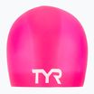 Plavecká čepice TYR Wrinkle Free Silicone pink