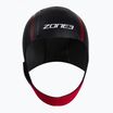 Neoprenová Plavecká čepice ZONE3 Neoprene Swim black/red