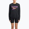 Dámská mikina Reebok Identity Big Logo Fleece Crew black/purple rave/electric amber