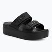 Dámské nazouváky Crocs Brooklyn Low Wedge black