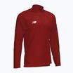 Dětská fotbalová mikina New Balance Training 1/4 Zip Knitted bordó NBEJT9035