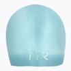 Plavecká čepice TYR Long Hair Wrinkle Free Silicone light blue