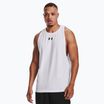 Pánský basketbalový míč Under Armour Baseline Cotton Tank 100 bílo-černá UAR-1361901100-100