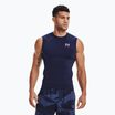 Pánské tréninkové tílko Under Armour Heat Gear Armour Comp Tank midnight navy/white