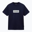 Pánské tričko Napapijri S-Box Logo blu marine