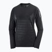 Pánské běžecké tričko longsleeve Salomon Sense Aero Tee GFX deep black/black