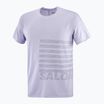 Pánské běžecké tričko Salomon Sense Aero Tee GFX cosmic sky/castlerock