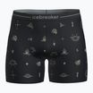 Termo boxerky icebreaker Merino150 Anatomica Boxers Explore More black/aop