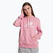 Dámská tréninková mikina New Balance Essentials Stacked Logo French Terry Hoodie pink WT31533HAO