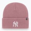 Zimní čepice 47 Brand MLB New York Yankees Haymaker mauve