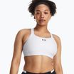 Under Armour HG Armour High white/jet gray fitness podprsenka