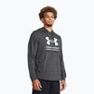 Pánská mikina Under Armour Rival Terry Graphic Hood castlerock/black